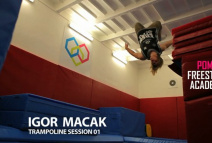 Prvá POME trampoline session - Igor Macak